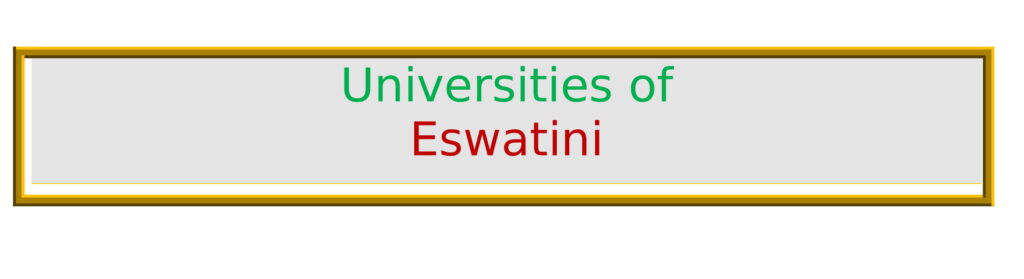 List of Universities in Eswatini