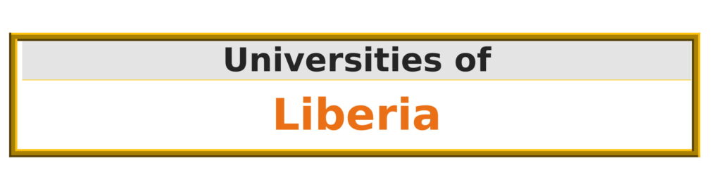 List of Universities in Liberia