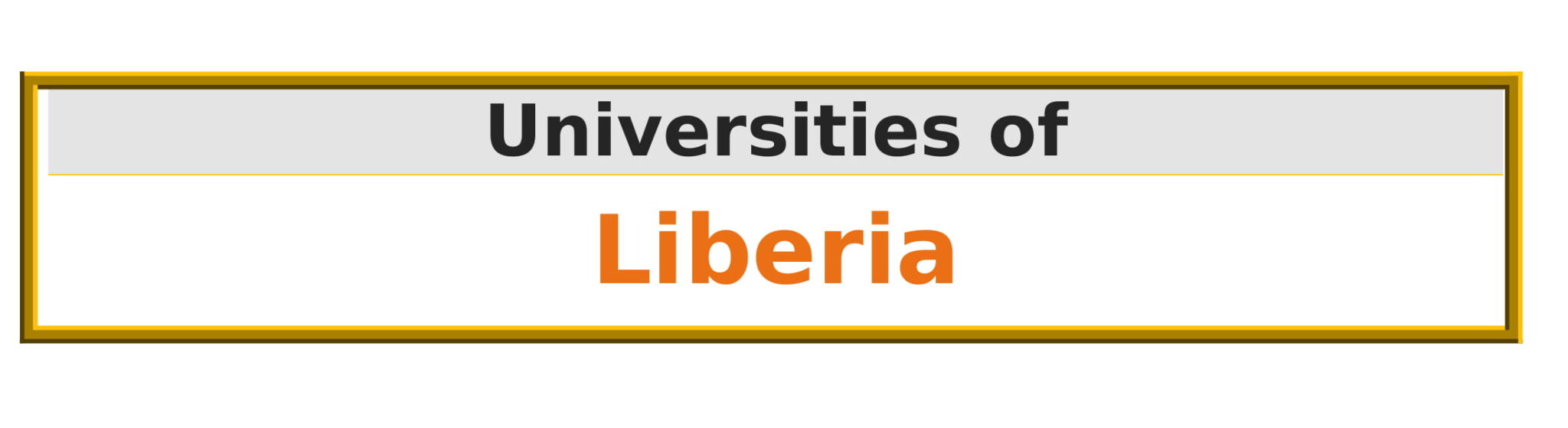 Universities in Liberia