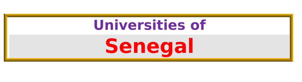 List of Universities in Senegal