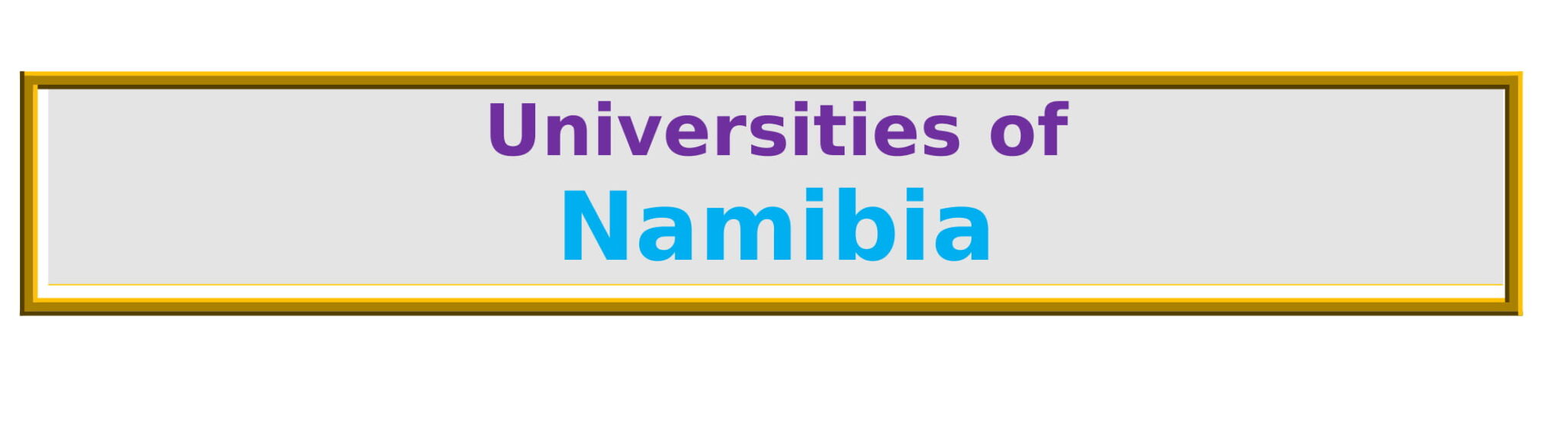 Universities in Namibia