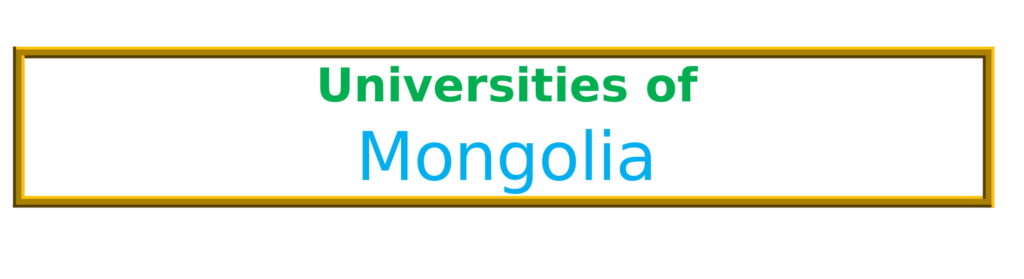 List of Universities in Mongolia