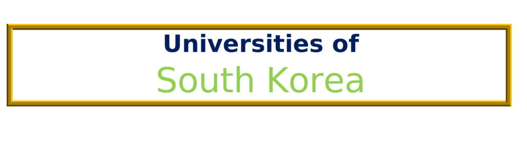 List of Universities in South Korea