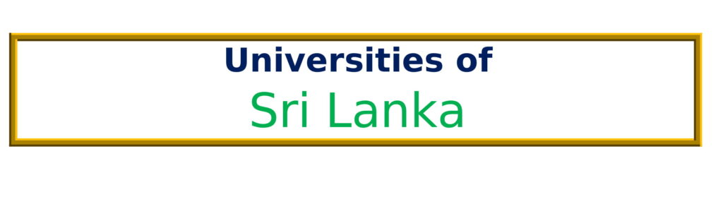 List of Universities in Sri Lanka