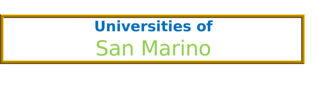 List of Universities in San Marino