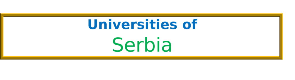 List of Universities in Serbia