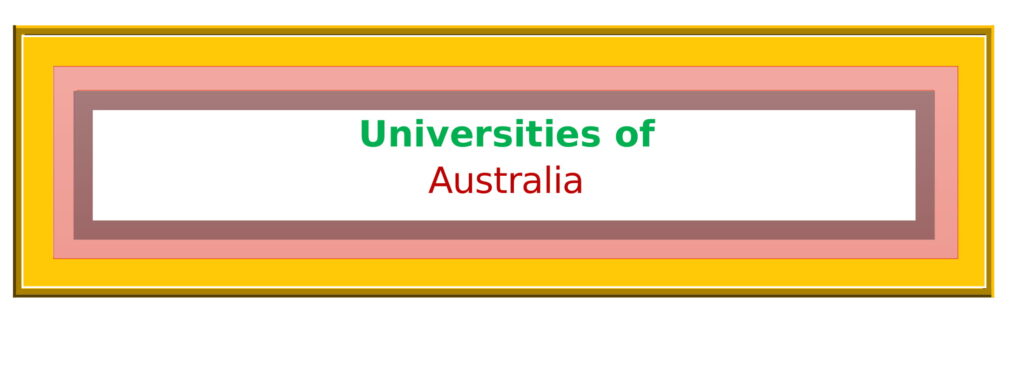 List of Universities in Australia