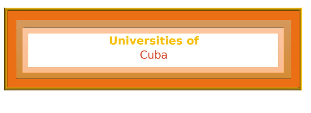 List of Universities in Cuba