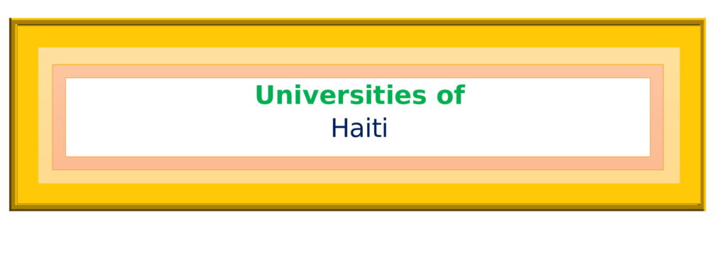 List of Universities in Haiti
