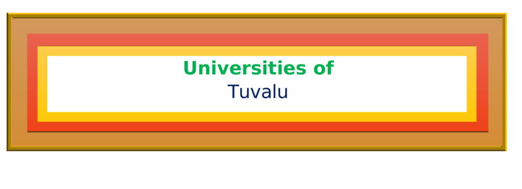 List of Universities in Tuvalu